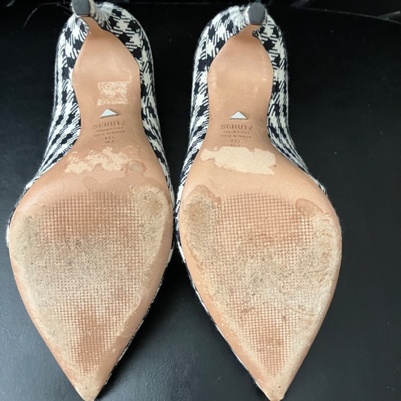 Schutz Houndstooth Stilettos - Picture 10 of 13